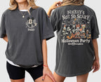 Custom Comfort Colors Mickey's Not So Scary Halloween Party  — Gildan Sweatshirt