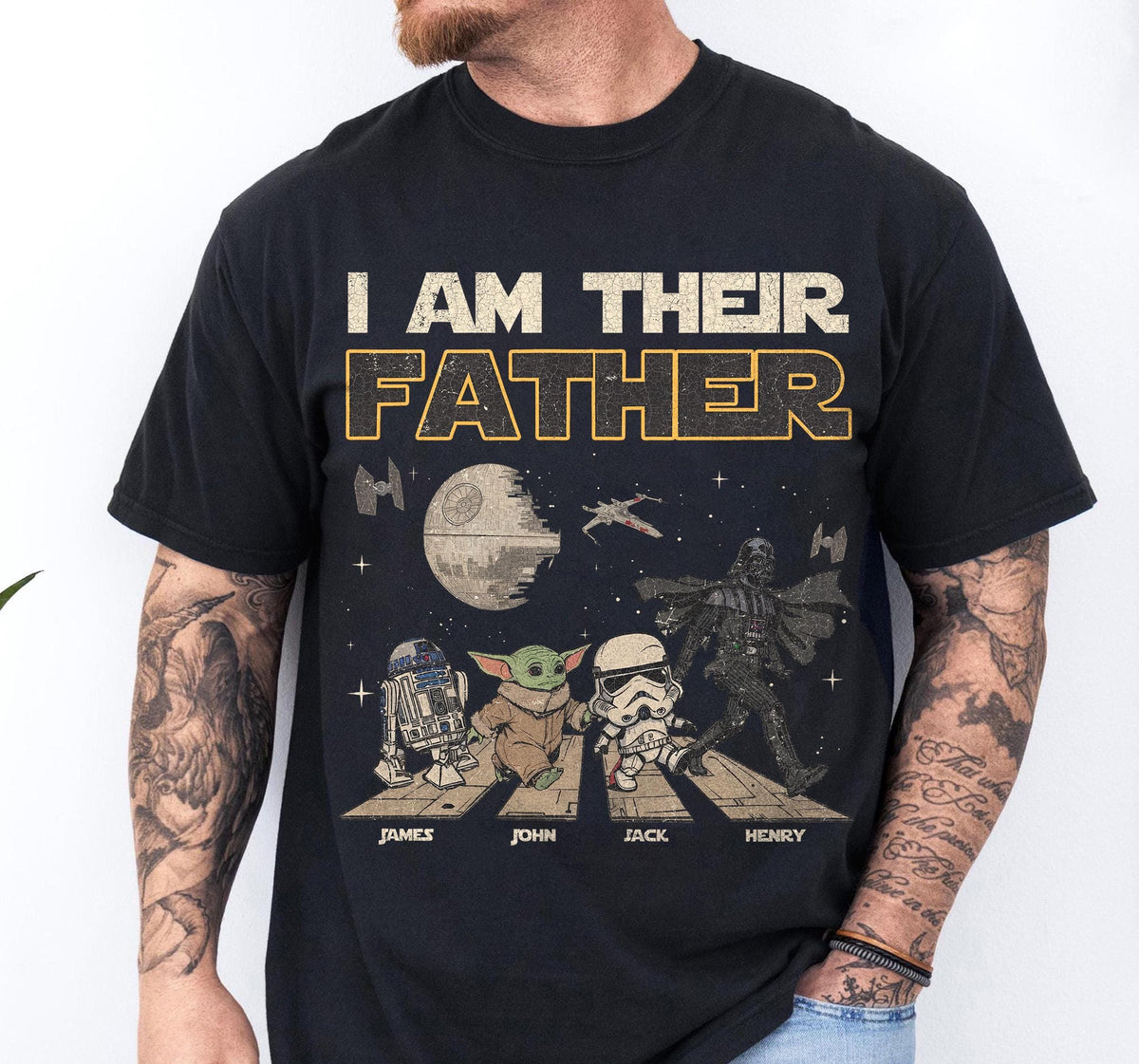 Personalized I Am Their Father — Bella+Canvas Tee
