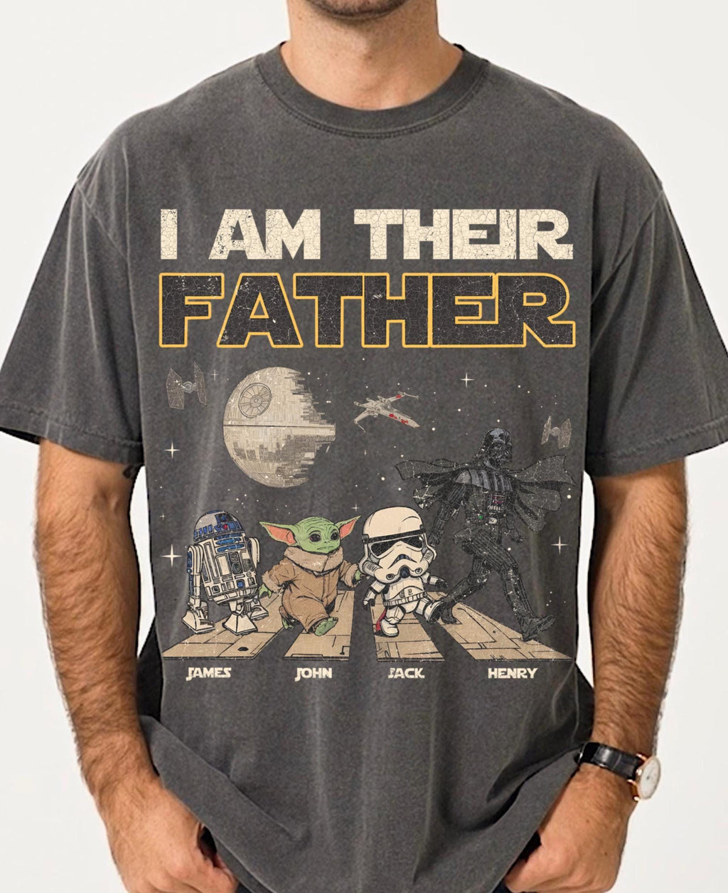 Personalized I Am Their Father — Comfort Colors Tee
