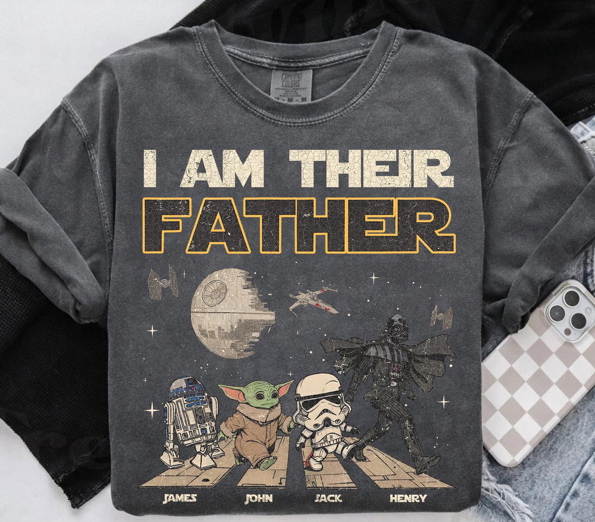 Personalized I Am Their Father — Bella+Canvas Tee