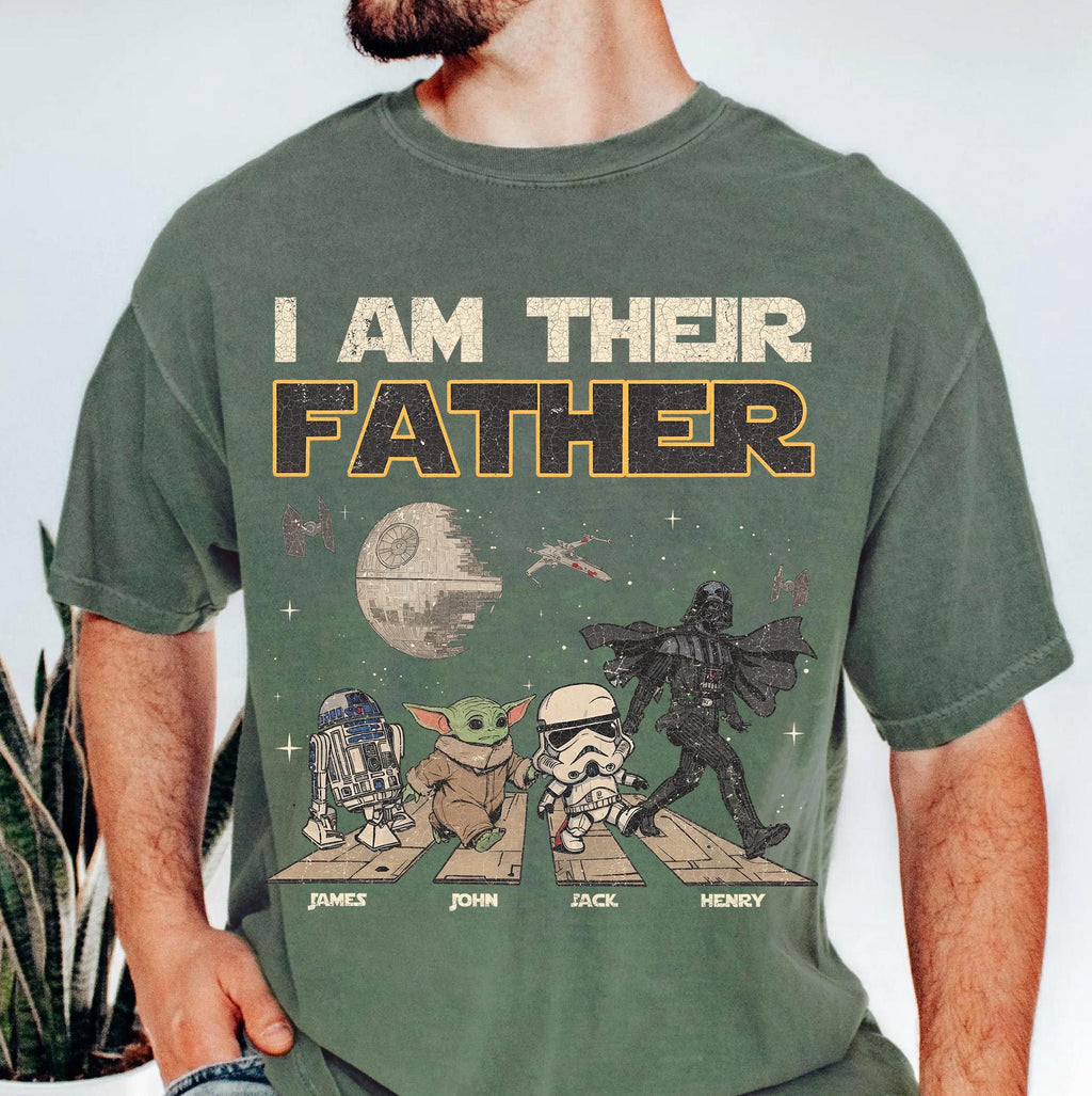 Personalized I Am Their Father — Comfort Colors Tee