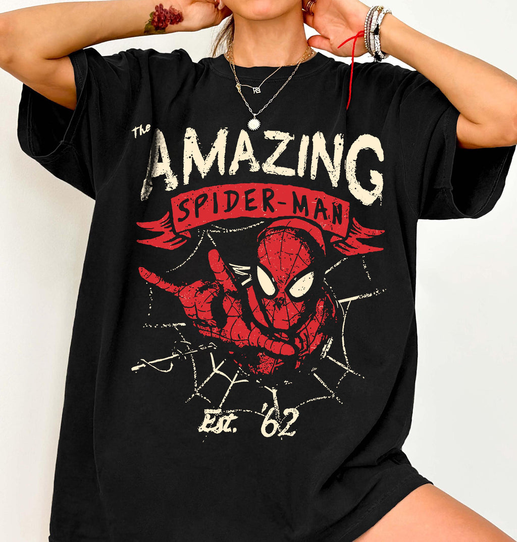 Retro Disney The Amazing Spider Man — Gildan Sweatshirt