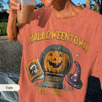 Retro Halloween Town Est 1988 Pumpkin — Bella+Canvas Tee