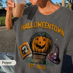 Retro Halloween Town Est 1988 Pumpkin — Bella+Canvas Tee
