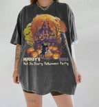 Retro Haunted Mansion Halloween — Gildan Hoodie