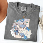 Frieren Beyond Journeys End Anime Tee Elf Mage Fantasy — Gildan Hoodie