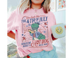 Comfort Colors Rex 4th of July Hot Dog — Gildan Sweatshirt