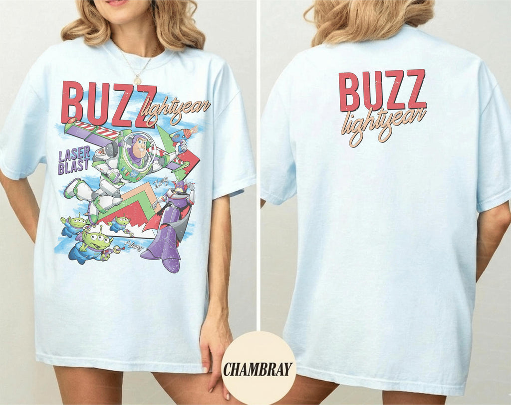 Retro Buzz Lightyear Comfort Colors — Gildan Hoodie