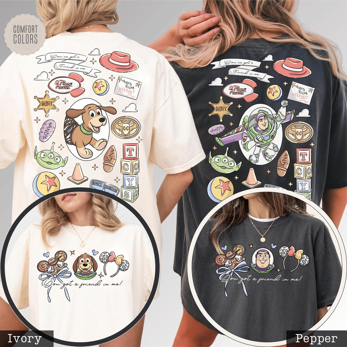 Retro Toy Story — Comfort Colors Tee