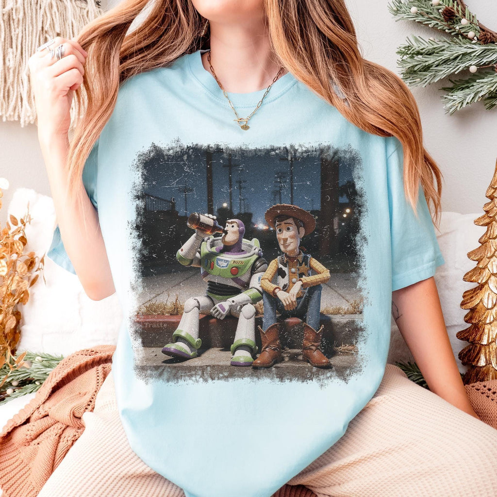 Comfort Colors Toy Story Buzz Lightyear Woody — Bella+Canvas Tee