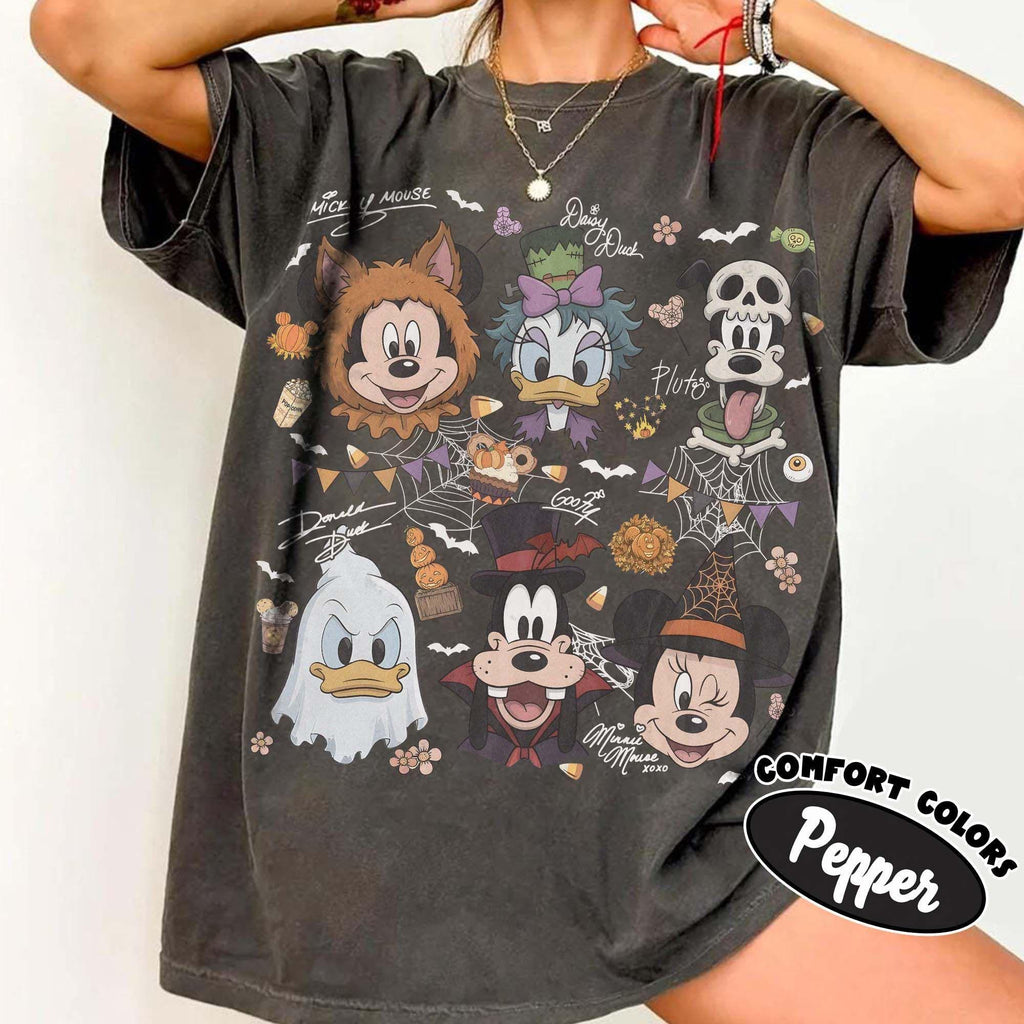 Comfort Color® Coquette Bows Disney Halloween Birthday — Comfort Colors Tee