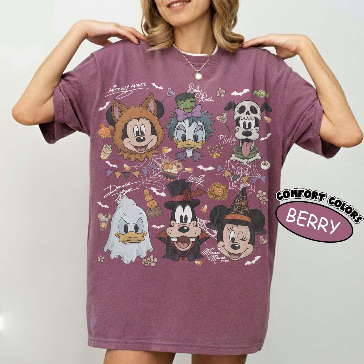 Comfort Color® Coquette Bows Disney Halloween Birthday — Comfort Colors Tee