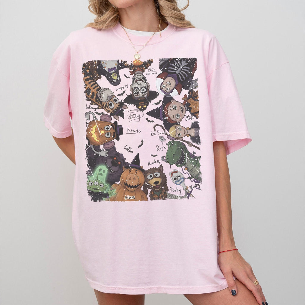 Retro Disney Toy Story Signature Halloween — Comfort Colors Tee
