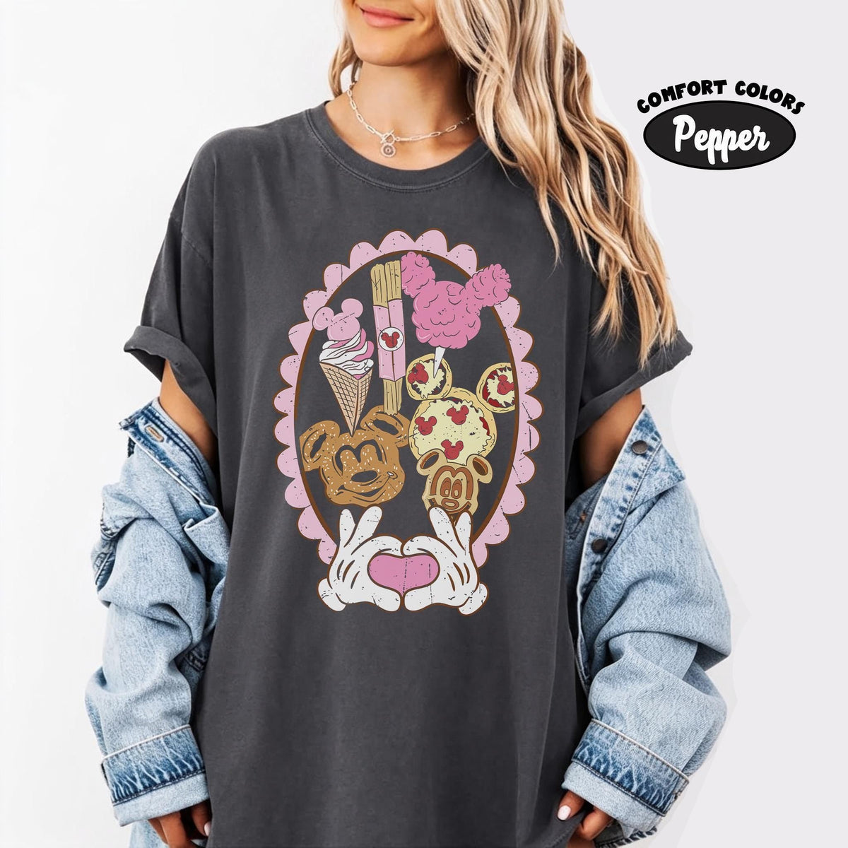 Retro Mickey Mouse Treats — Gildan Sweatshirt