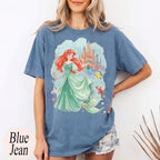 Retro Disney Princess Coquette Bow — Bella+Canvas Tee