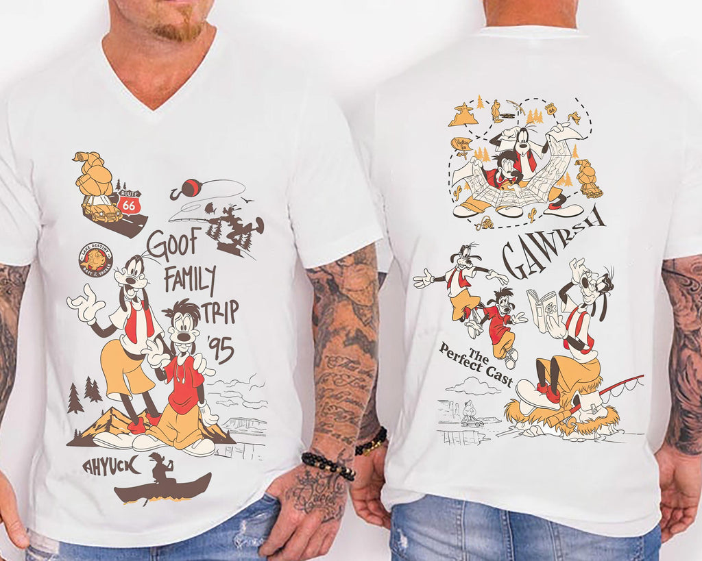 Goofy and Max Family Trip '95 — Bella+Canvas Tee