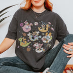Retro Mickey and Friends Summer Vibes Comfort Colors Shirts — Comfort Colors Tee
