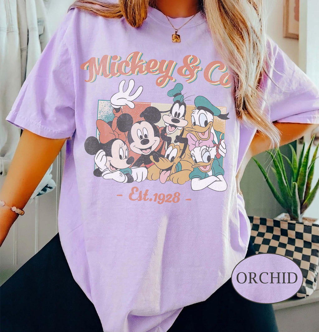Comfort Colors® Retro Mickey & Co Est 1928 — Comfort Colors Tee