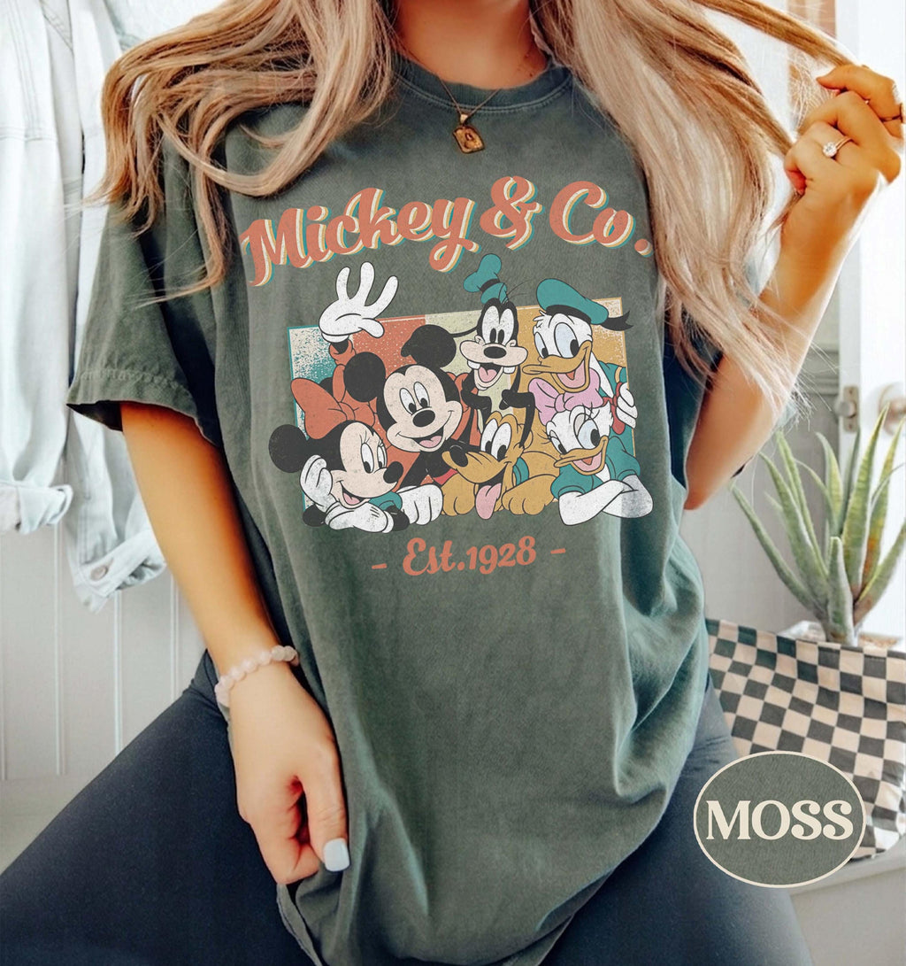 Comfort Colors® Retro Mickey & Co Est 1928 — Comfort Colors Tee