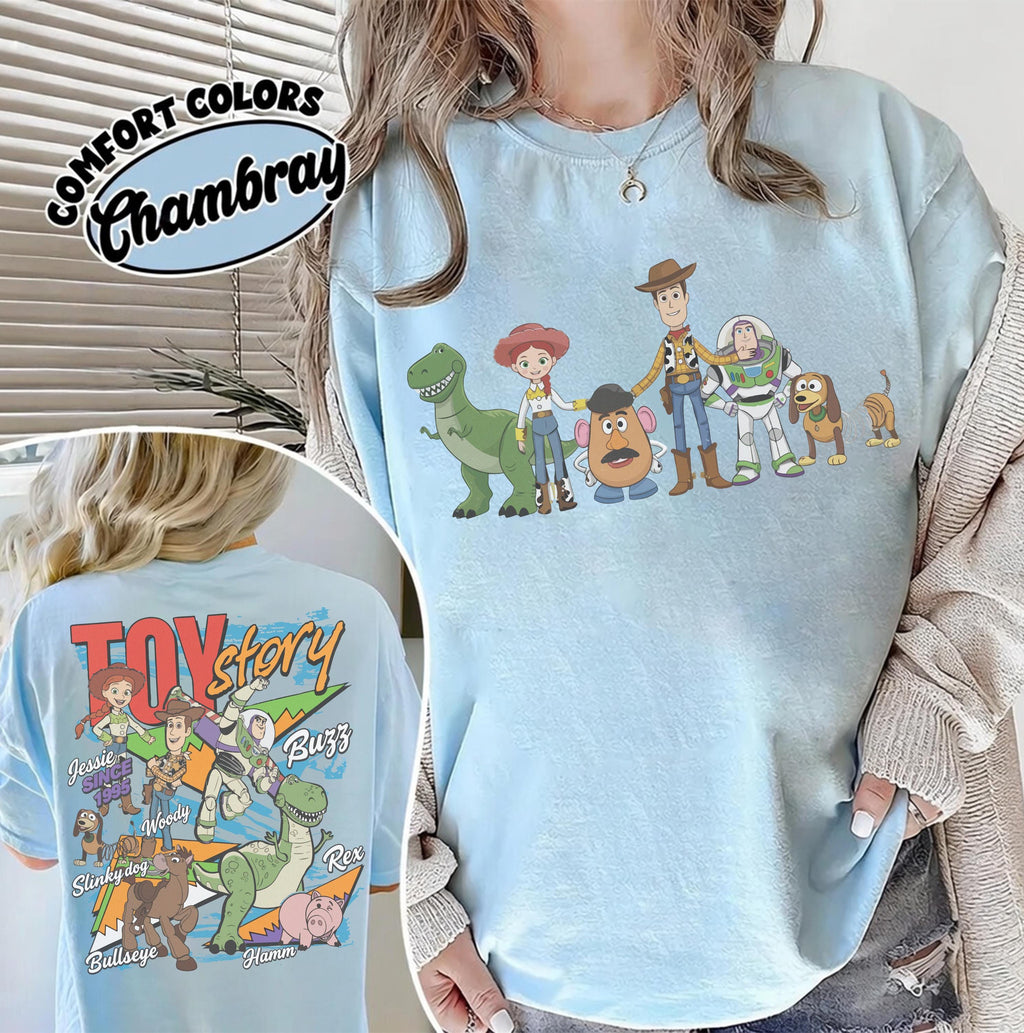 Toy Story 1995 Retro Comfort Colors — Gildan Hoodie