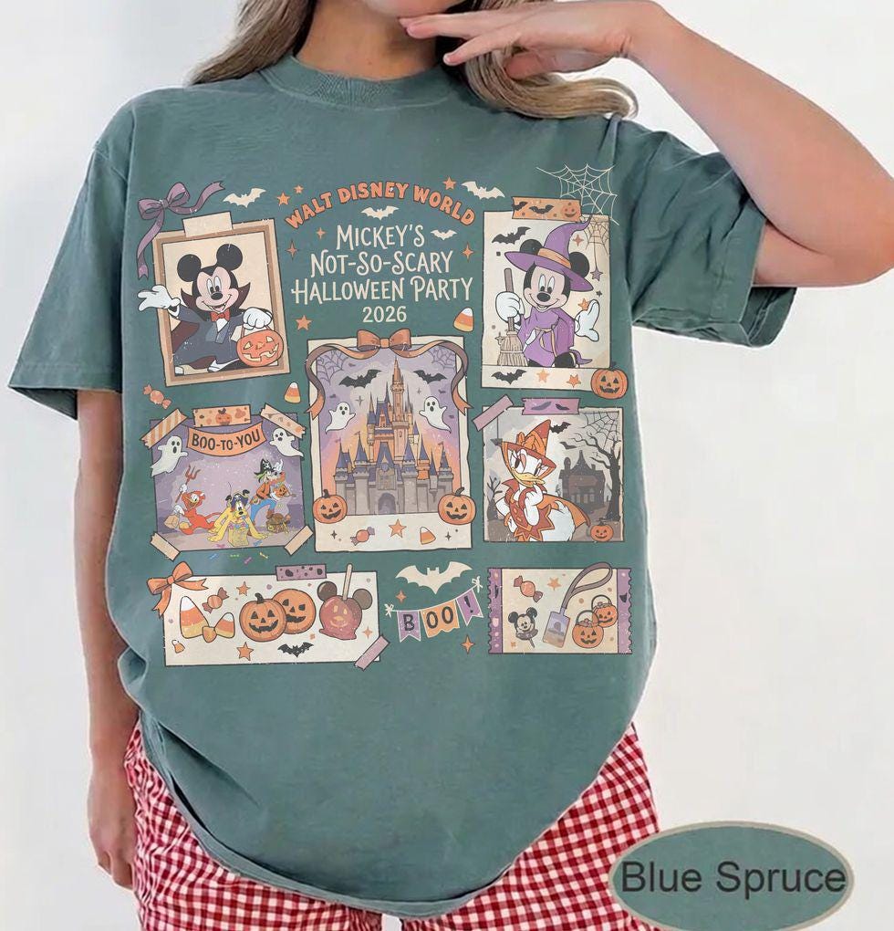 Retro Comfort Colors Disneyworld Halloween — Gildan Hoodie