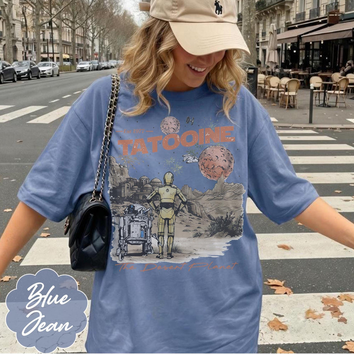 Star Wars Tatooine 1977 The Desert Planet — Bella+Canvas Tee