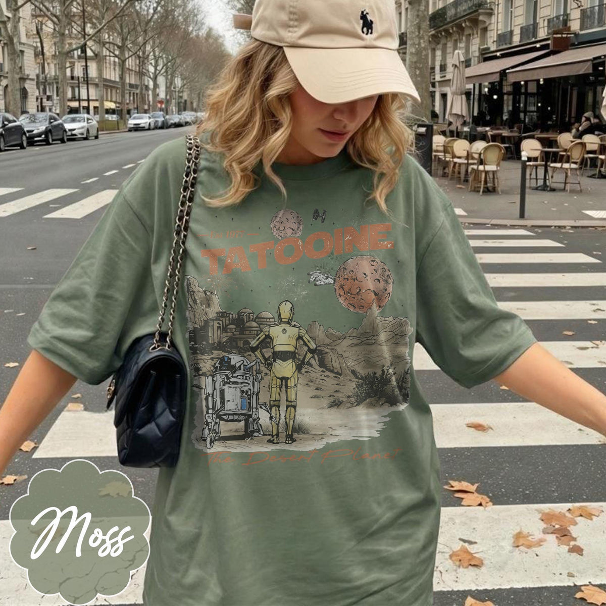 Star Wars Tatooine 1977 The Desert Planet — Bella+Canvas Tee