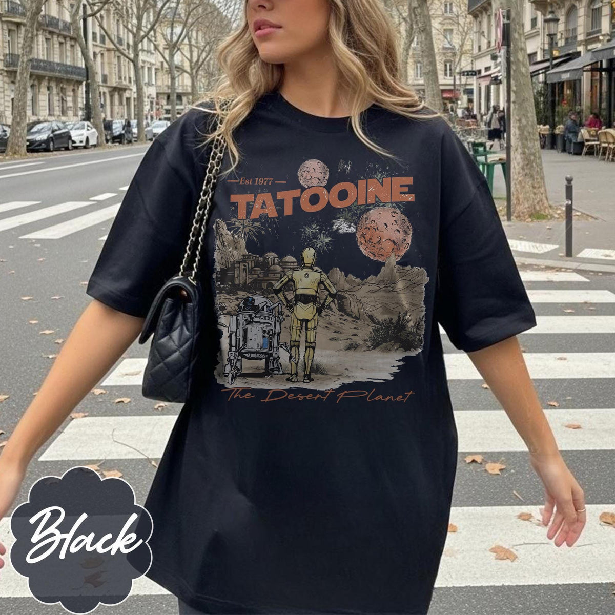 Star Wars Tatooine 1977 The Desert Planet — Gildan Hoodie