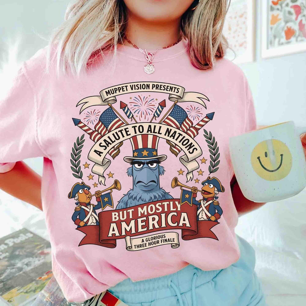 Muppet Sam Eagle Patriotic July 4th — Gildan Sweatshirt
