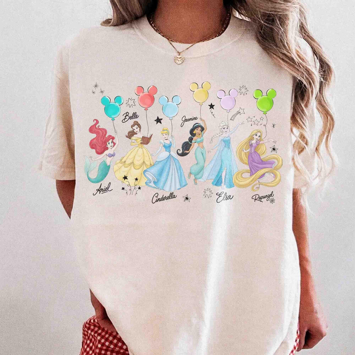 Retro Comfort Colors Disney Princess Characters Shirts — Comfort Colors Tee