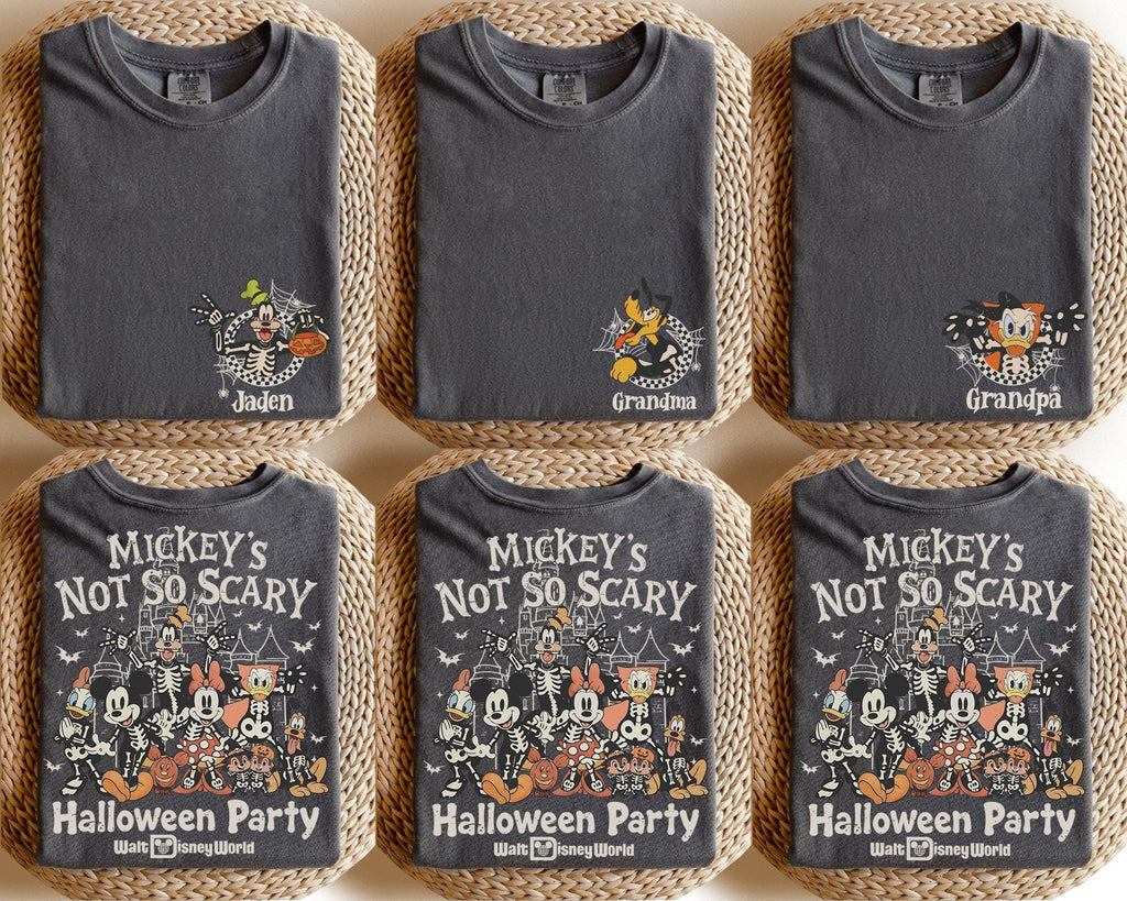 Custom Comfort Colors Mickey's Not So Scary Halloween Party  — Comfort Colors Tee