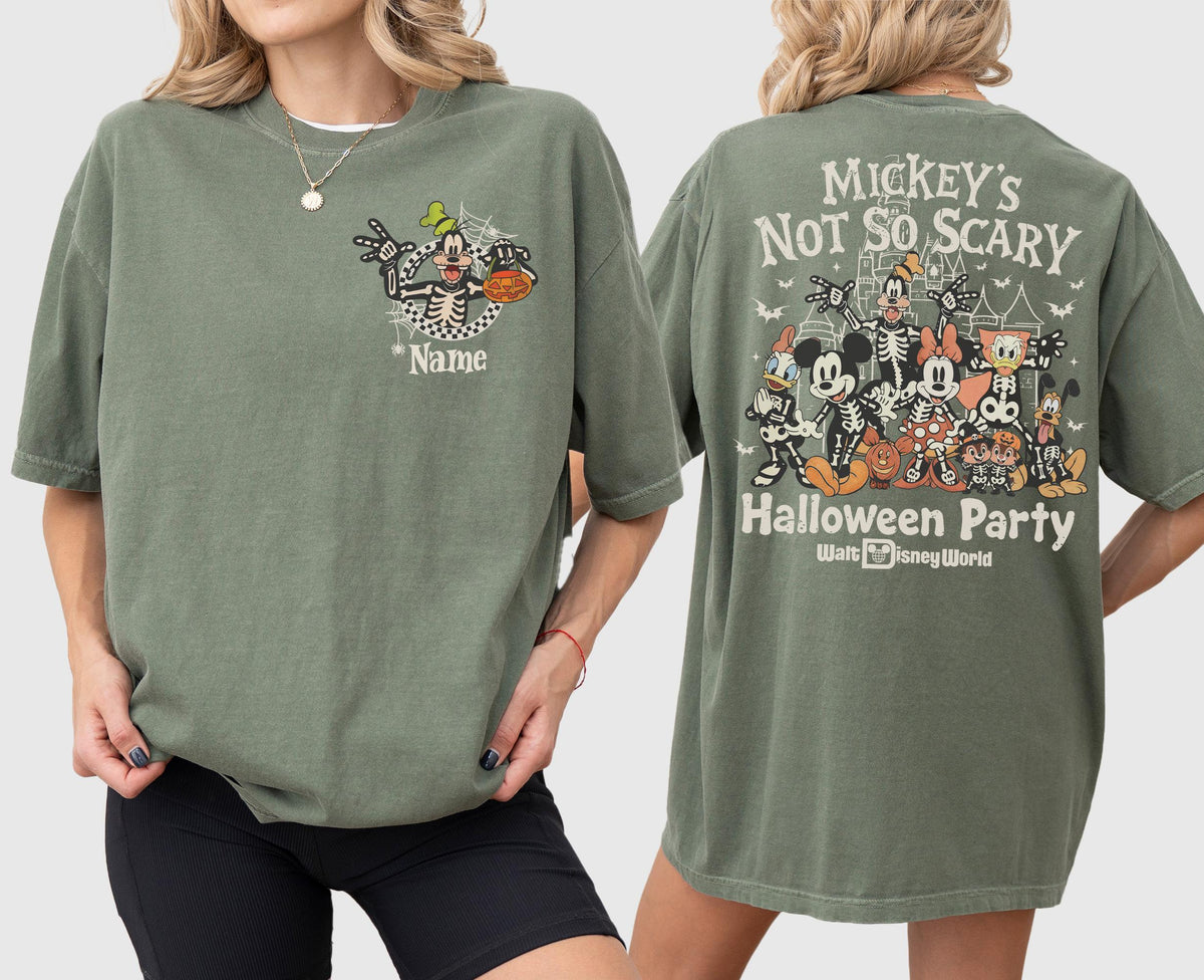 Custom Comfort Colors Mickey's Not So Scary Halloween Party  — Gildan Hoodie