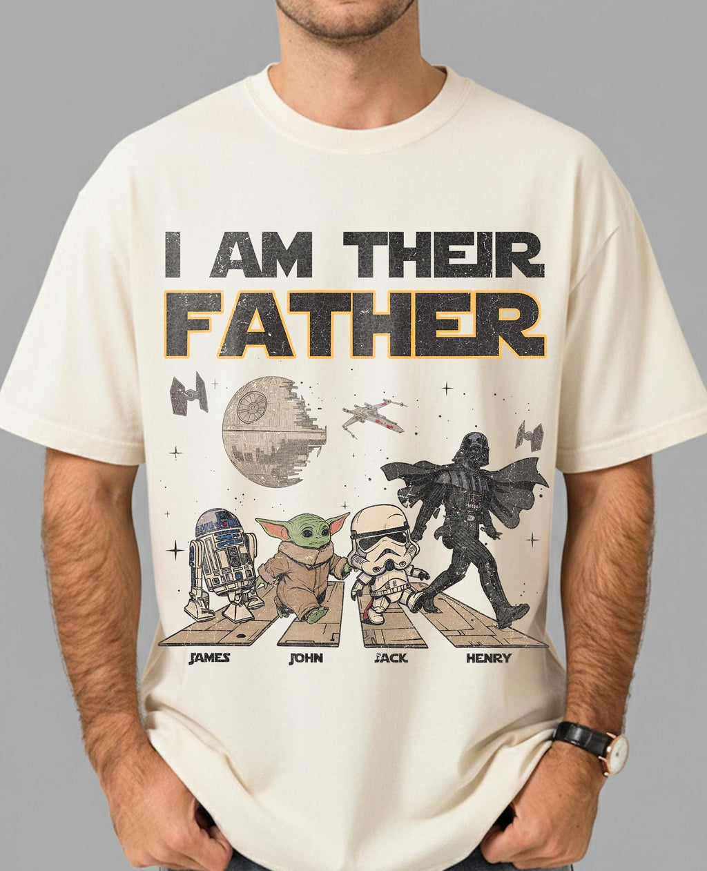Personalized I Am Their Father — Comfort Colors Tee