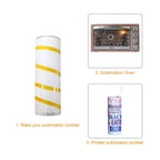 Sublimation 25 Pack 20oz Blank Glitter Holographic Straight Stainless Tumblers Tumbler Coffee Cup w/straw, & box