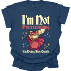 Funny DND Shirt - I'm Not Procrastinating I'm Doing Side Quests - Comfort Colors