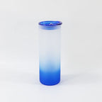 25oz Sublimation blank glass Ombre gradient Tumblers (Includes leak proof color Lid & Straw)