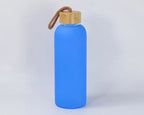 25oz Sublimation blank color glass sports bottle Tumblers (Includes Bamboo Lid)