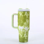 40oz Tie Dye Stainless Tumbler With Handle