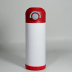 12oz Blank Sublimation Sippy Cup Straight Stainless Drinking Tumbler Sport Water Bottles with Handle
