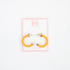 Mini Hoops - Bright Orange