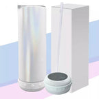 Bulk Pack 20oz Sublimation Bluetooth speaker tumbler. Music Tumblers W/ Lid, Speaker & Straw
