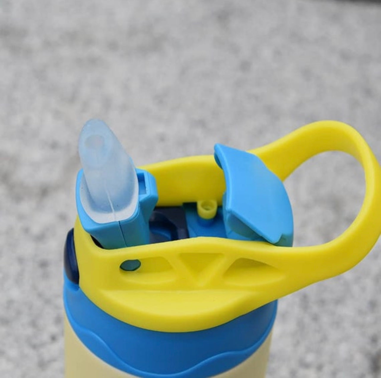 12oz Blank Sublimation Sippy Cup White Straight Stainless Drinking Tumbler Sport Water Bottles with Handle