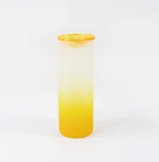 25oz Sublimation blank glass Ombre gradient Tumblers (Includes leak proof color Lid & Straw)