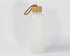 25oz Sublimation blank color glass sports bottle Tumblers (Includes Bamboo Lid)