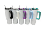 40oz Sublimation Tumbler w/ Handle stainless