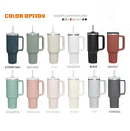 40oz Tumbler w/ Handle stainless