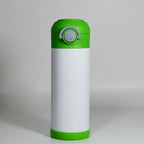 12oz Blank Sublimation Sippy Cup Straight Stainless Drinking Tumbler Sport Water Bottles with Handle