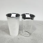 20oz Sublimation Glass Mug With Sub bottle Opener Lids (Clear or Frosted)