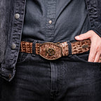 Iowa Belt Stone Brown