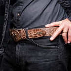 Iowa Belt Stone Brown